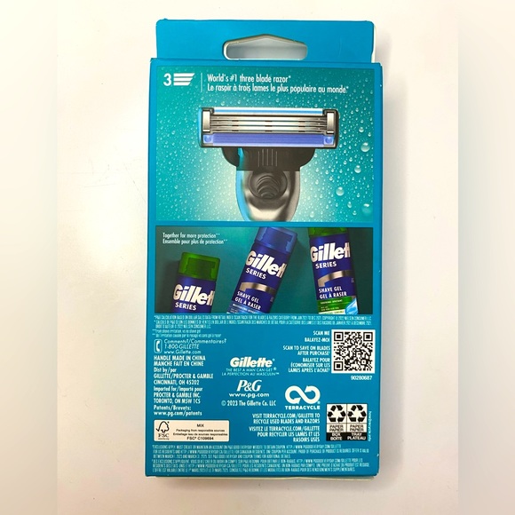 Gillette Mach3 3 Blade Razor Handle - Picture 2 of 2